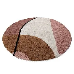 Rond vloerkleed - Perast Natural Cotton Shaggy (multi)