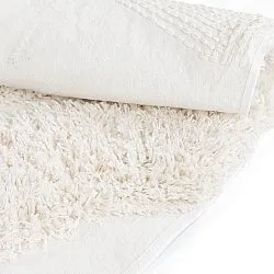 Rond vloerkleed - Sivota Natural Cotton Shaggy (gebroken wit)