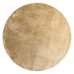 Ronde vloerkleden - Aranga Super Soft Fur (donkerbeige)