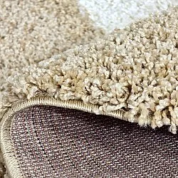 Ronde vloerkleden - Alsace (beige/wit/bruin)