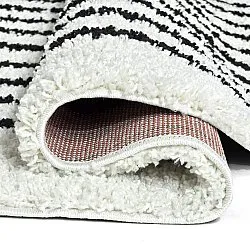 Ronde vloerkleden - Cluny (wit/zwart)