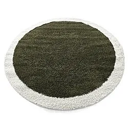 Ronde vloerkleden - Conques (groen/wit)