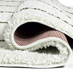 Ronde vloerkleden - Eze (wit/groen)