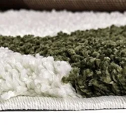 Ronde vloerkleden - Gordes (groen/wit)