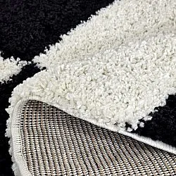 Ronde vloerkleden - Gordes (zwart/wit)