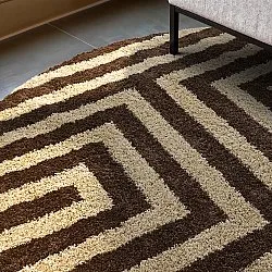 Ronde vloerkleden - Imilchil (beige/bruin)