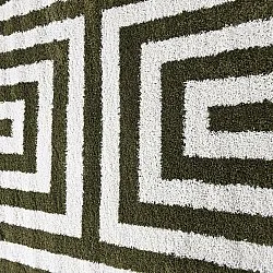 Ronde vloerkleden - Imilchil (wit/groen)