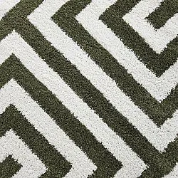 Ronde vloerkleden - Imilchil (wit/groen)