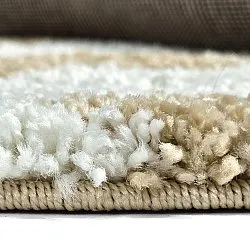 Ronde vloerkleden - Tamri (beige/wit)