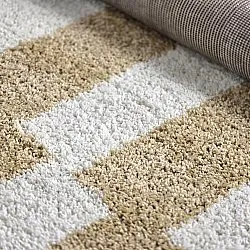 Ronde vloerkleden - Tamri (beige/wit)