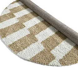 Ronde vloerkleden - Tamri (beige/wit)