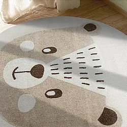 Rond kindertapijt - Kind Bear (room)