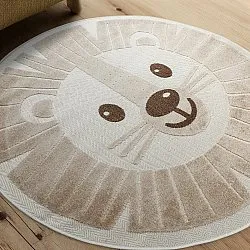 Rond kindertapijt - Kind Lion (room)