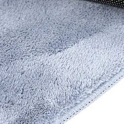 Ronde vloerkleden - Aranga Super Soft Fur (staalblauw)