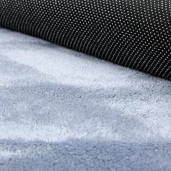 Ronde vloerkleden - Aranga Super Soft Fur (staalblauw)
