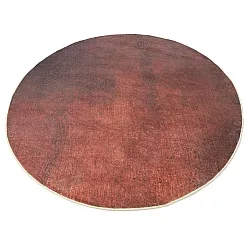 Rond vloerkleed - Bovera (bruin/rood)