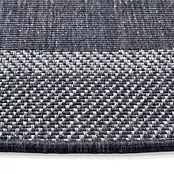Rond vloerkleed - Indoor/Outdoor Alta (antraciet)