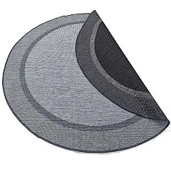 Rond vloerkleed - Indoor/Outdoor Alta (antraciet)