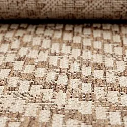 Rond vloerkleed - Indoor/Outdoor Donora (bruin)