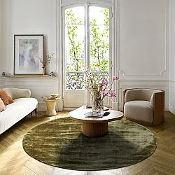 Rond vloerkleed - Jodhpur Special Luxury Edition (groen)