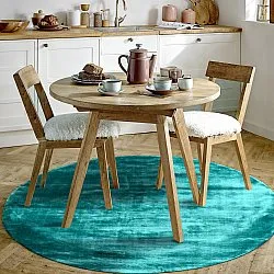 Rond vloerkleed - Jodhpur Special Luxury Edition (turkoois)