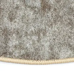 Rond vloerkleed - Lynton (bruin)