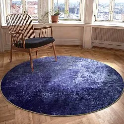 Rond vloerkleed - Lynton (paars)