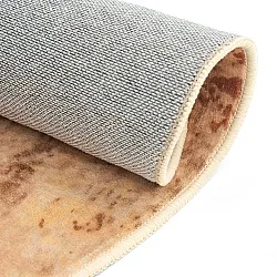 Rond vloerkleed - Lynton (terracotta)