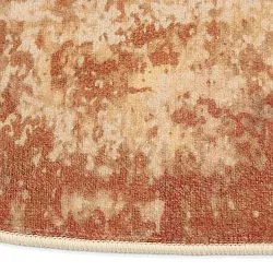 Rond vloerkleed - Lynton (terracotta)