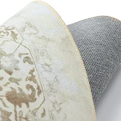 Rond vloerkleed - Mateur (beige)