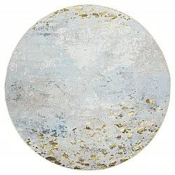 Rond vloerkleed - Maude (grijs/goud)