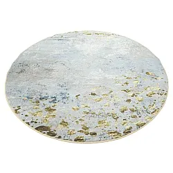 Rond vloerkleed - Maude (grijs/goud)
