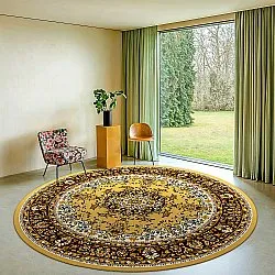 Rond vloerkleed - Peking (goud)