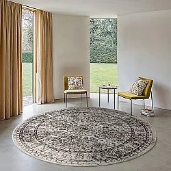 Rond vloerkleed - Peking Noble (grijs)