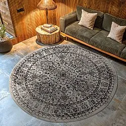 Rond vloerkleed - Peking Noble (grijs)