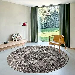 Rond vloerkleed - Peking Royal (grijs)