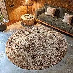 Rond vloerkleed - Peking Royal (wit)