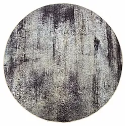 Rond vloerkleed - Polia (grijs/bruin)