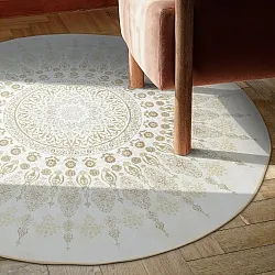 Rond vloerkleed - Sandrigo (beige)