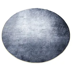 Rond vloerkleed - Serifos (donker grijs)