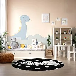 Ronde vloerkleden - Sleepy Kitten (multi)