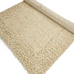 Hoogpolig vloerkleed - Melilla Hand Woven Wool Shaggy (natuur)