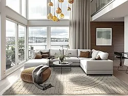 Hoogpolig vloerkleed - Wendy (beige)