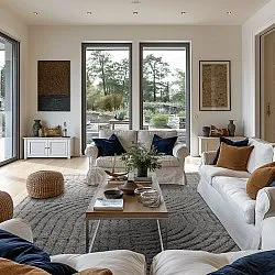 Hoogpolig vloerkleed - Wendy (grijs)