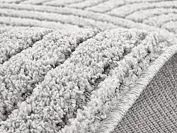 Hoogpolig vloerkleed - Wendy (lichtgrijs)