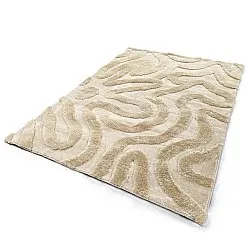 Hoogpolig vloerkleed - Akaba (crème/beige)