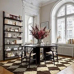 Hoogpolig vloerkleed - Albi (bruin/beige)