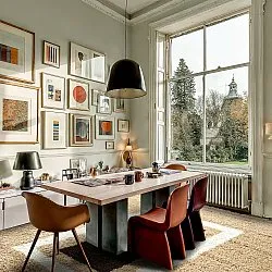 Hoogpolig vloerkleed - Alsace (beige/wit/bruin)