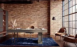 Hoogpolig vloerkleed - Aranga Super Soft Fur (donkerblauw)