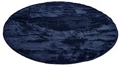Ronde vloerkleden - Aranga Super Soft Fur (donkerblauw)